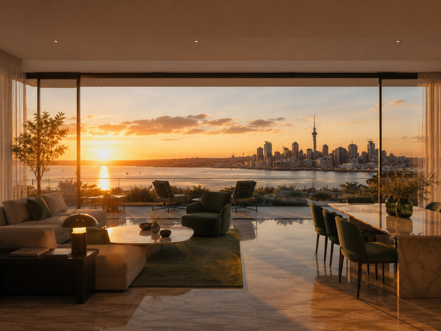 Luxury apartment development with ocean views, Auckland